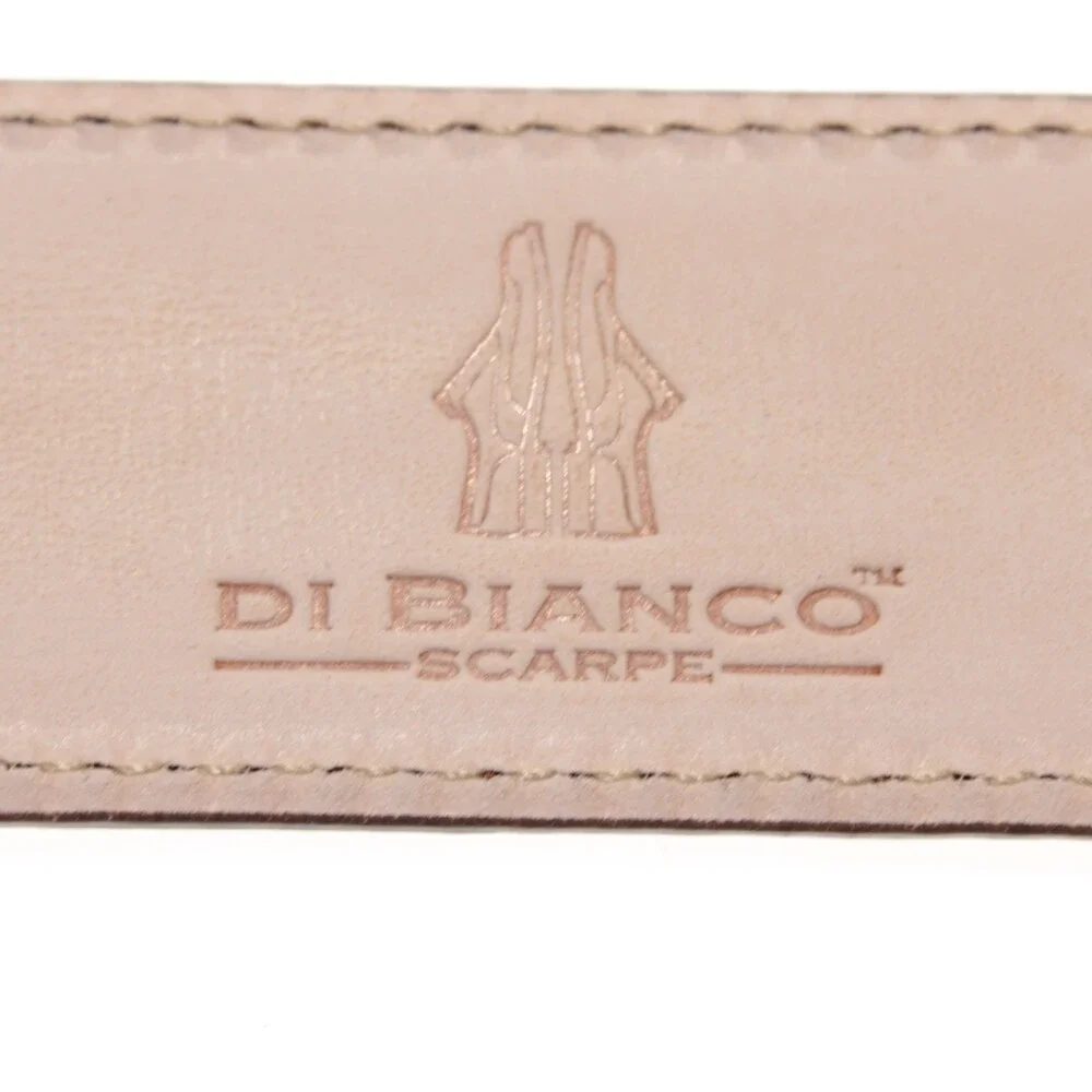 Di Bianco NWT Cut to Size Dress Belt In Solid Brown Suede Leather One Size